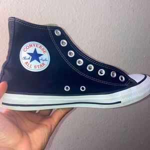 Black High top Converse (Laces Included)
